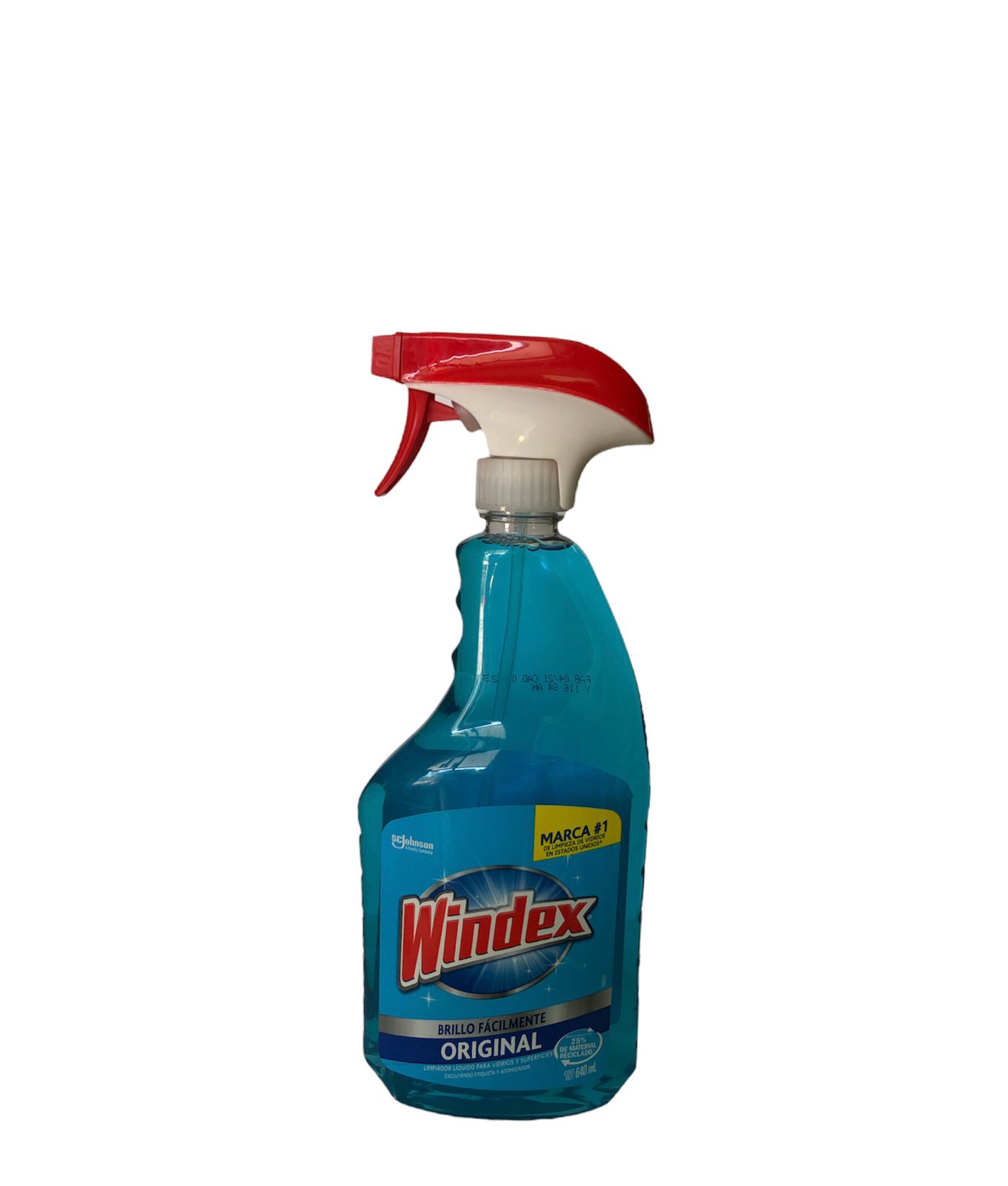 Limpiador de Vidrios en Atomizador Windex Original 640ml